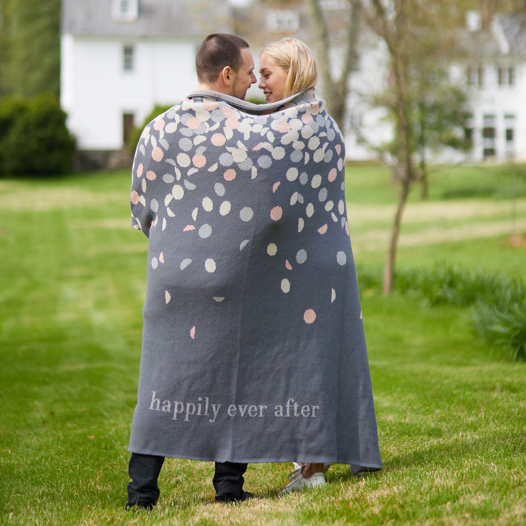 Sale Confetti "Happily Ever After" Throw Blanket