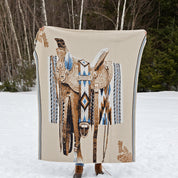 Saddle Throw Blanket