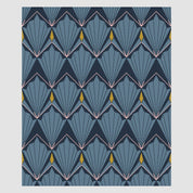 Art Deco Shells Throw Blanket BL01CAD3