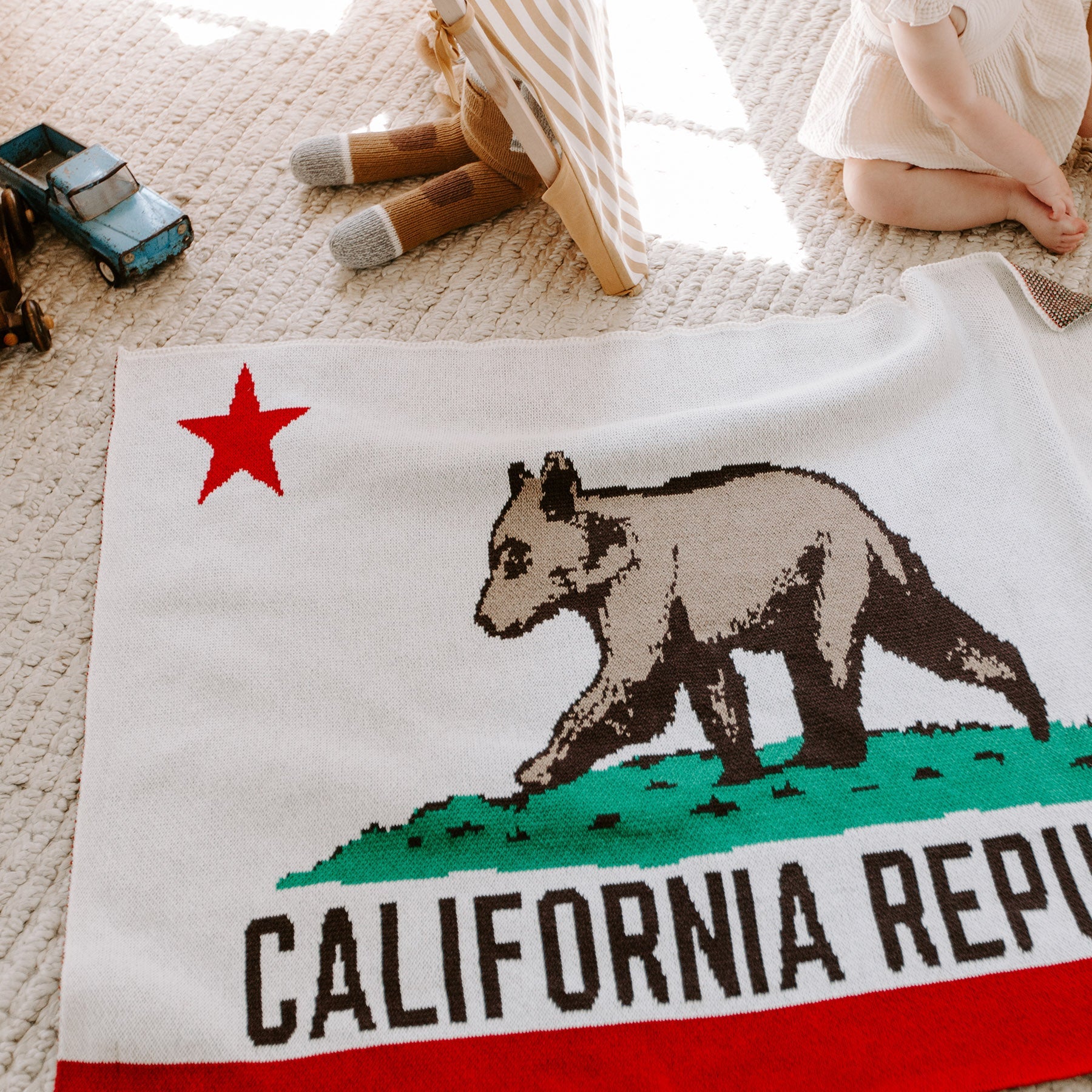 Baby California Flag Blanket BB02FL - CA