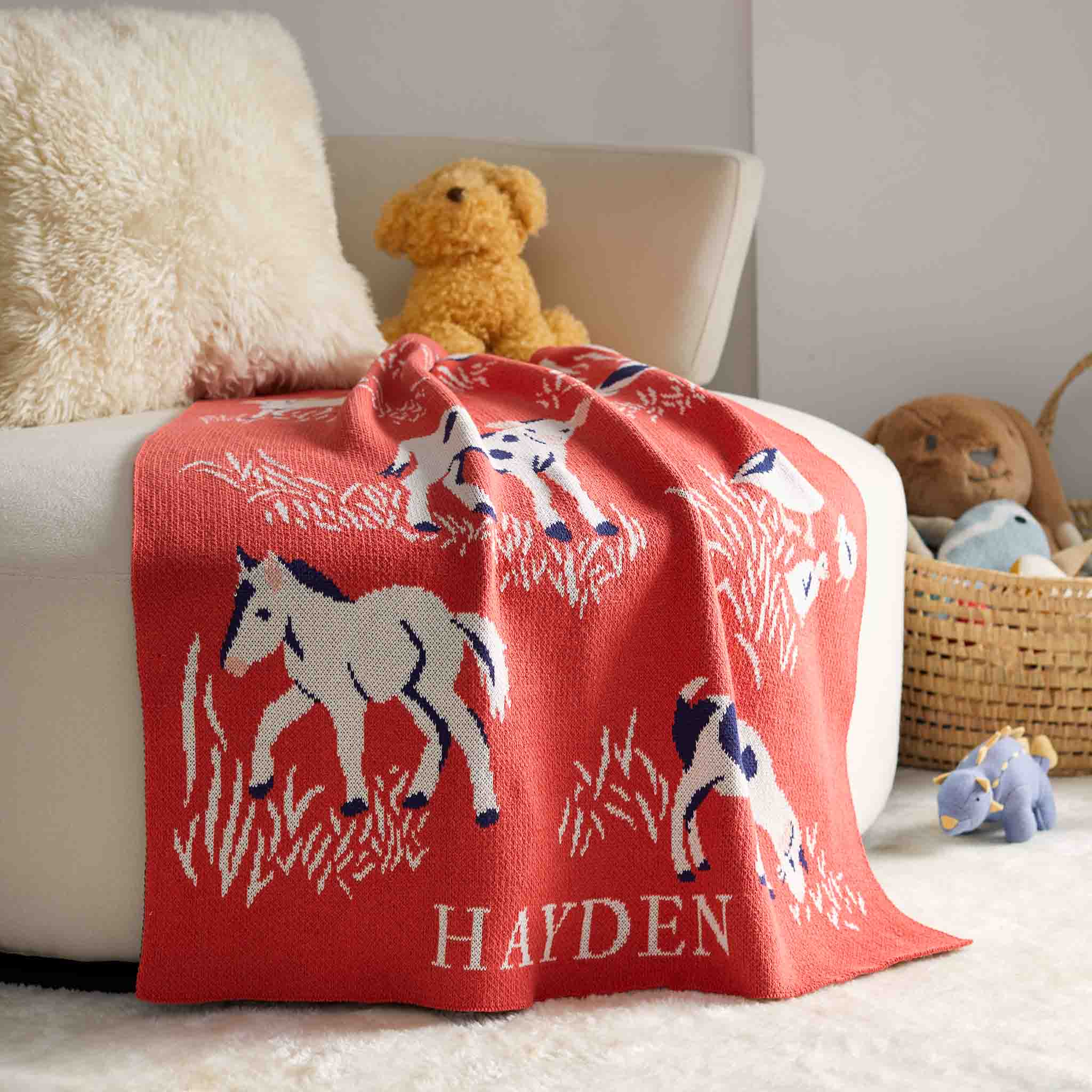 Baby Farm Personalized Blanket CTM - BFA2