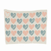 Baby Heart Stripe Blanket BB02HS3