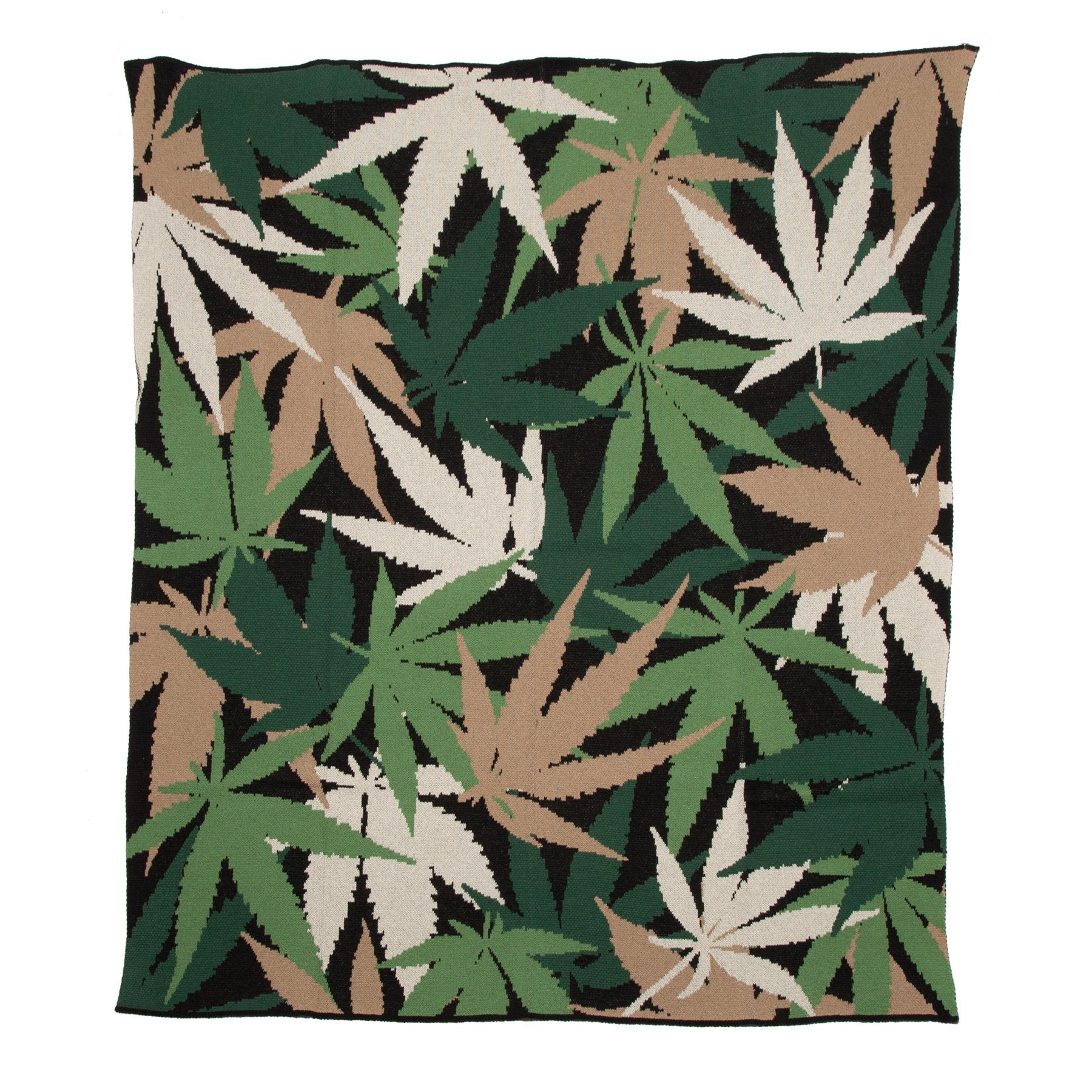 Cannabis Leaf Throw Blanket BL01LOC1