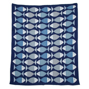 Coastal Big Fish Throw Blanket BL01FHB2