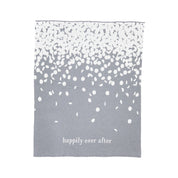 Confetti "Happily Ever After" Throw Blanket BL01WCF1