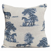 Equestrian Toile Pillow PLETL2