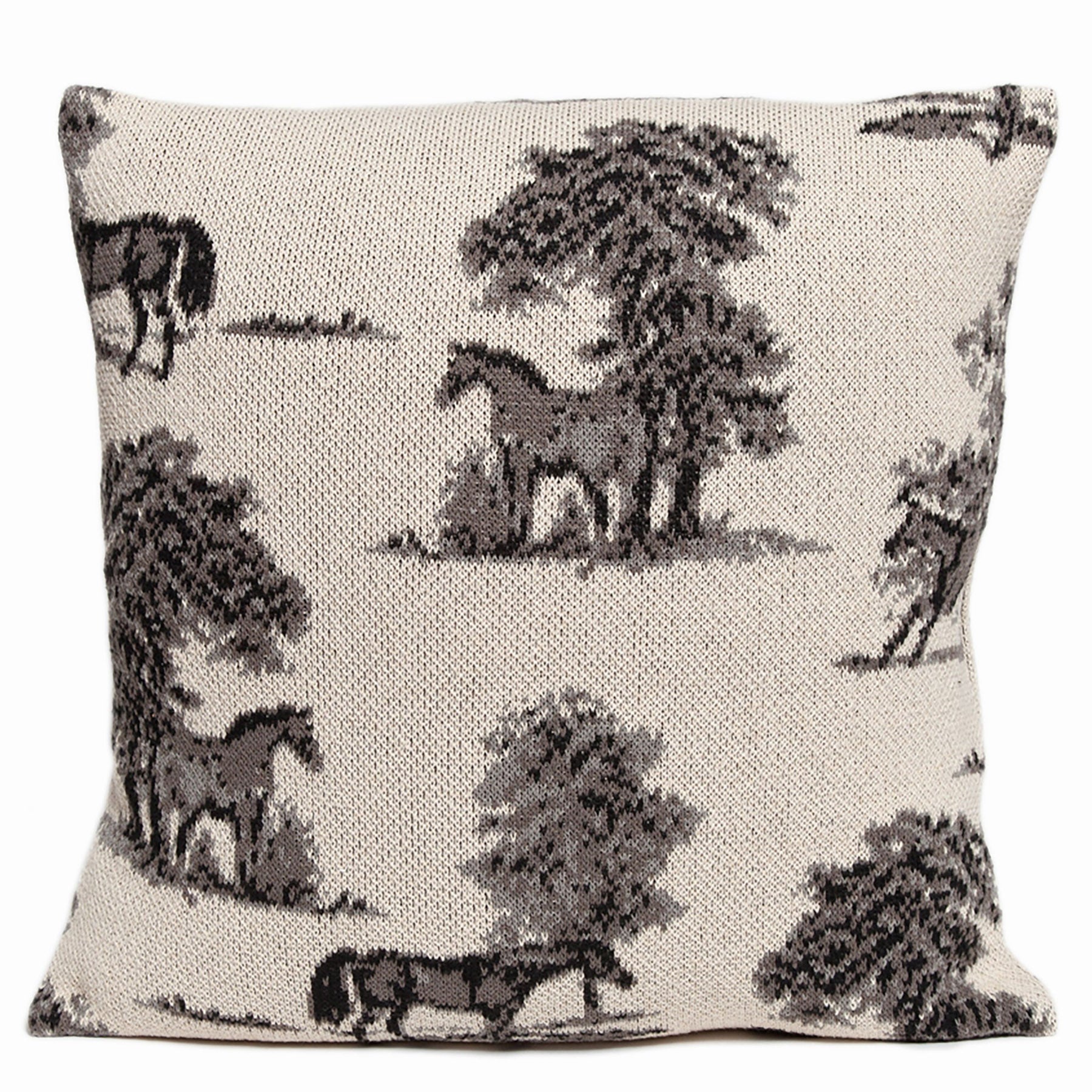 Equestrian Toile Pillow PLETL3