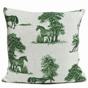 Equestrian Toile Pillow