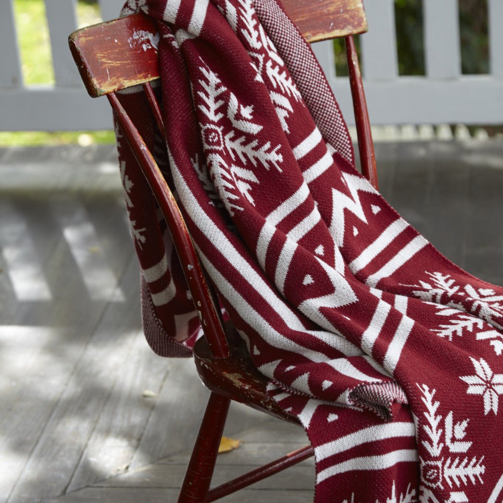 In2green Eco Fair Isle Throw