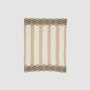 Feathered Stripe Throw Blanket BL01FS7