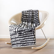 Hatch Throw Blanket by Elodie Blanchard EB - HT - BK