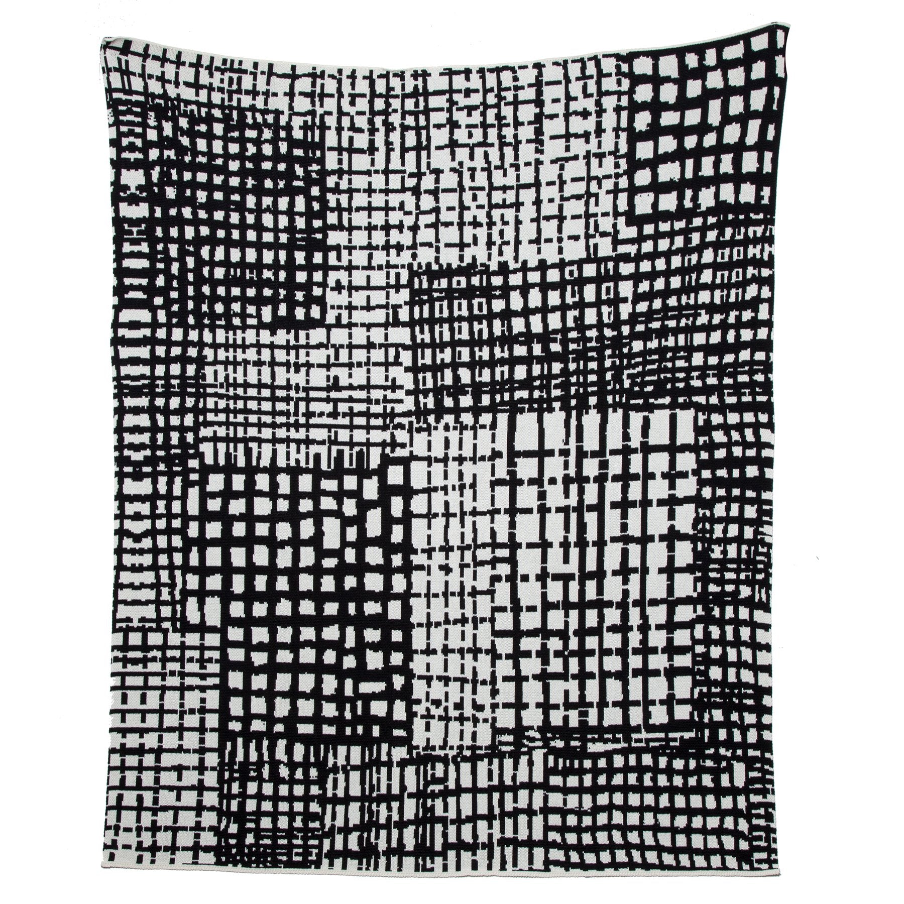 Hatch Throw Blanket by Elodie Blanchard EB - HT - BK