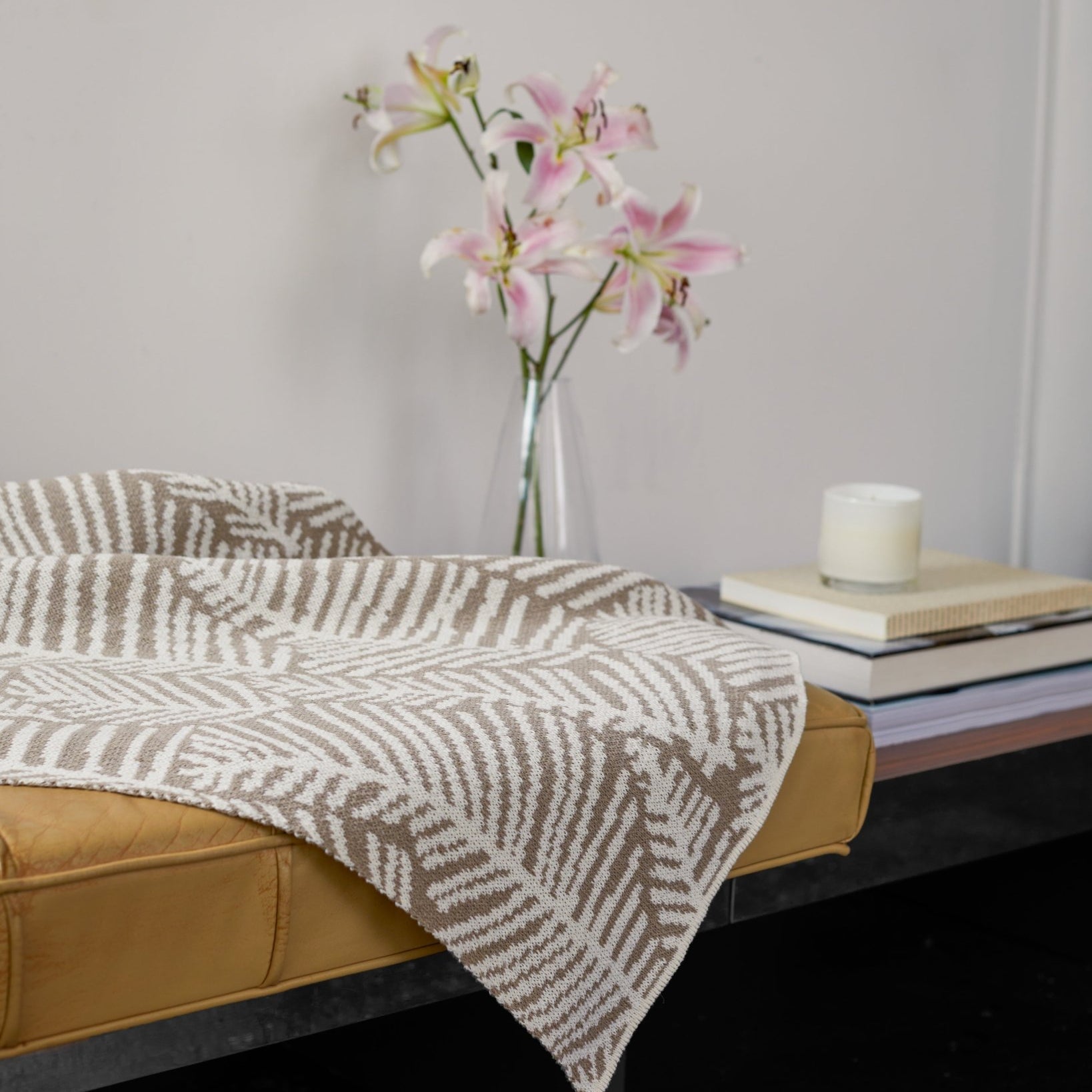 Leaf Melody Blanket by Elodie Blanchard EB - LM - MV