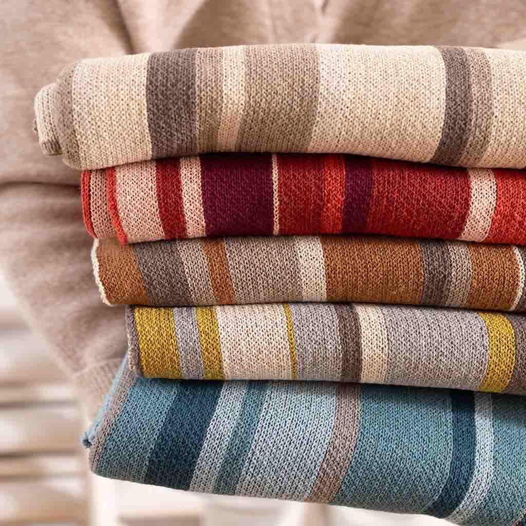 Mod Stripes Throw Blanket Bl01MST2