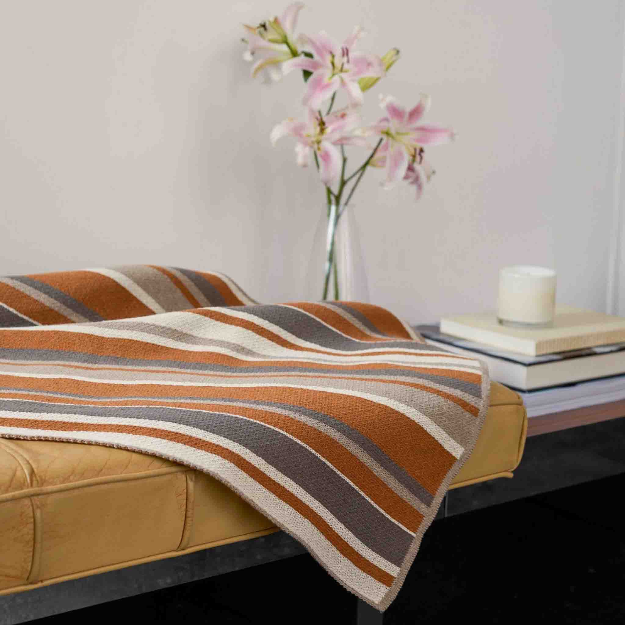 Mod Stripes Throw Blanket Bl01MST5