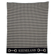 Personalized Houndstooth Horse Bit Throw Blanket CTM - HTB