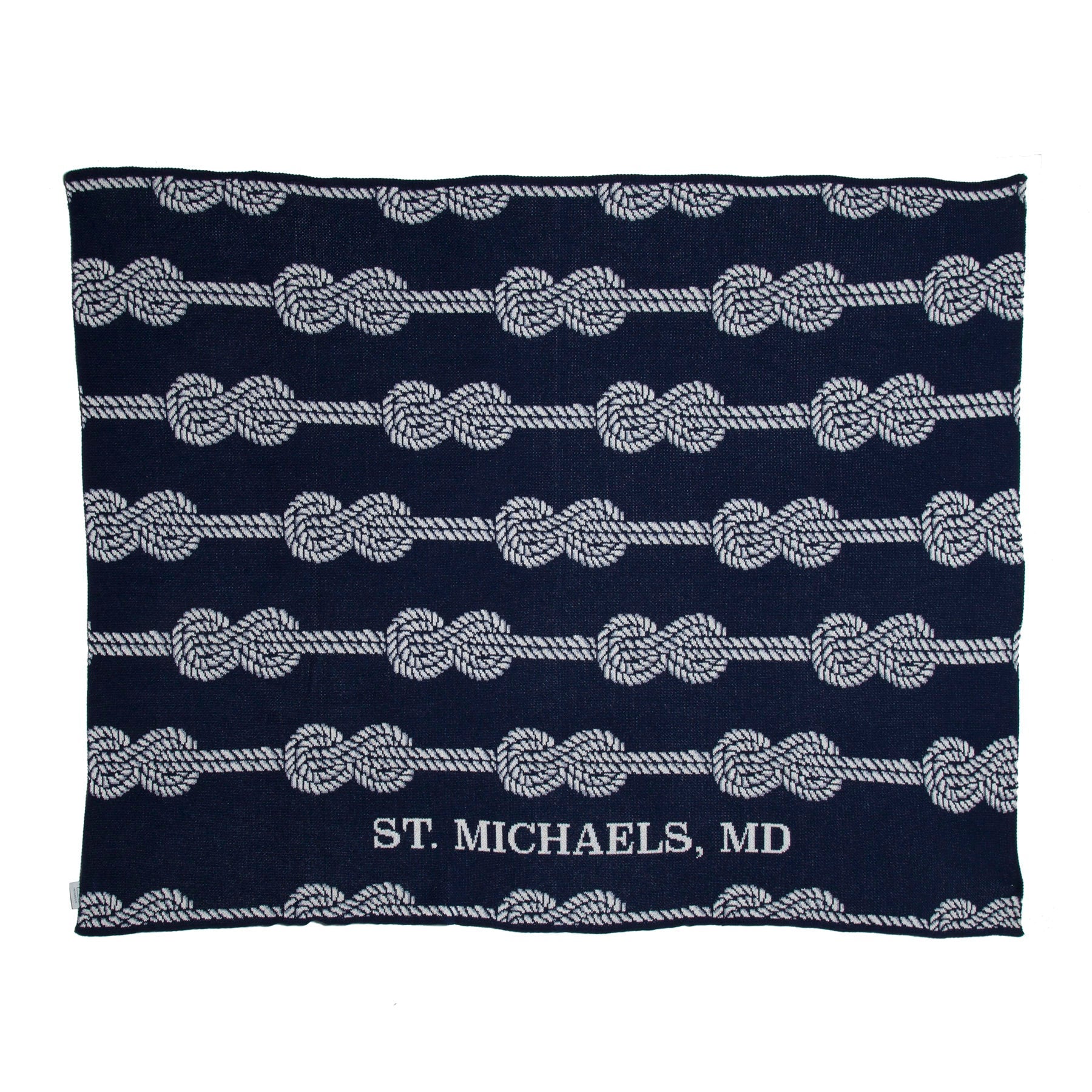 Personalized Rope Throw Blanket CTM - RK