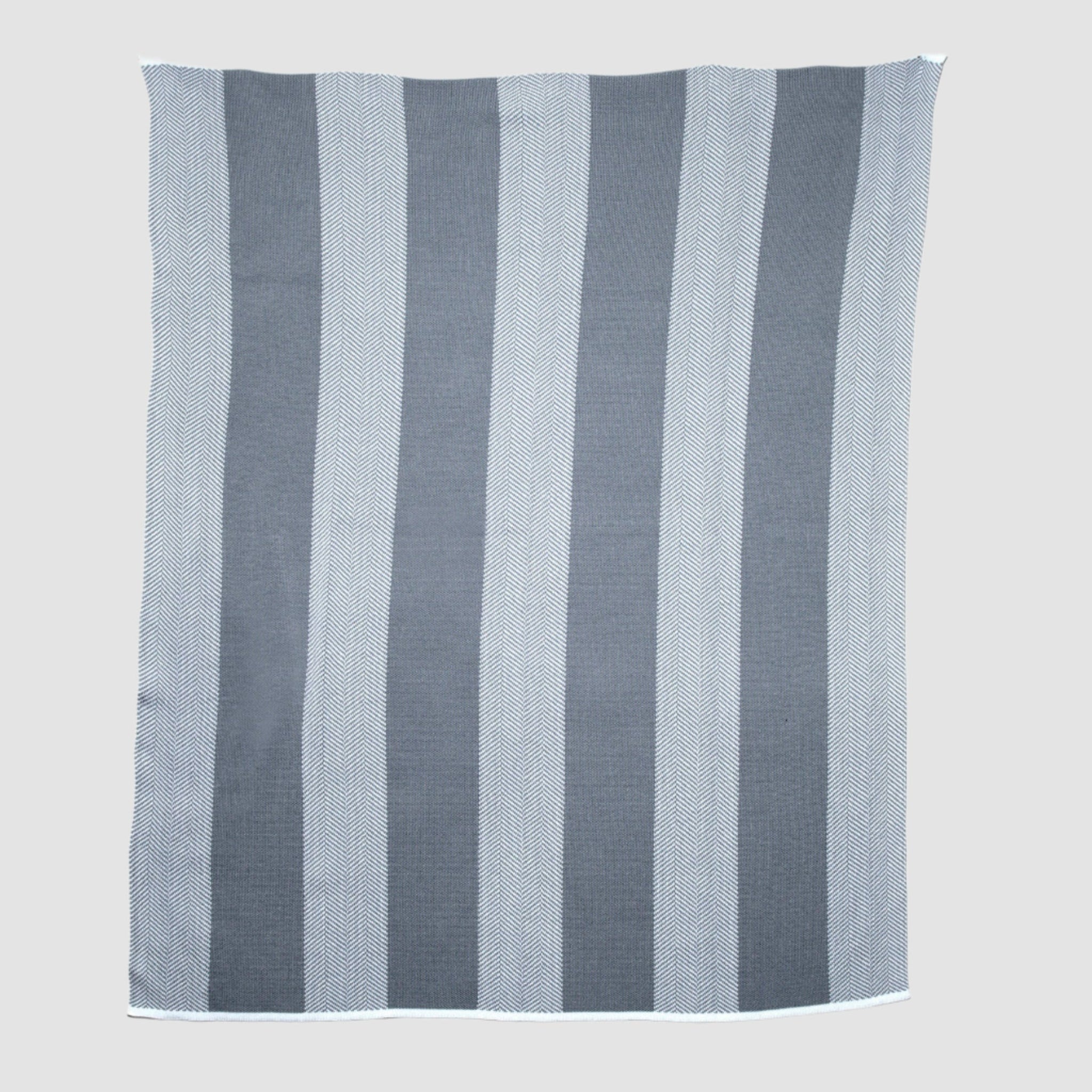 Poly Herringbone Stripe Throw Blanket POLY - HBS10