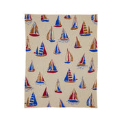 Sailboats Throw Blanket BL01CSB3