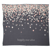 Sale Confetti "Happily Ever After" Throw Blanket BL01WCF3