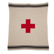 Swiss Cross with Stripes Throw Blanket BL01SWC7