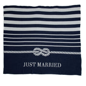 Tie the Knot "Just Married" Throw Blanket BL01WK1