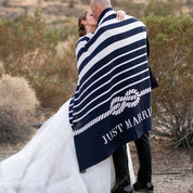 Tie the Knot "Just Married" Throw Blanket BL01WK1