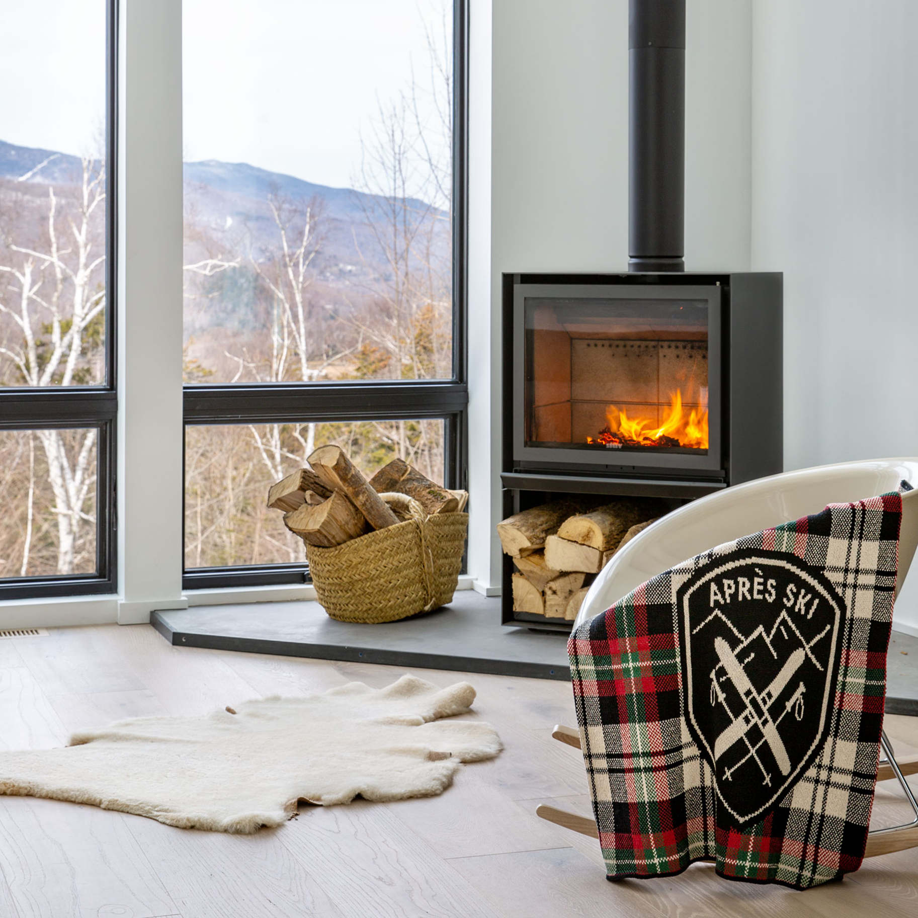 Tartan Apres Ski Throw Blanket