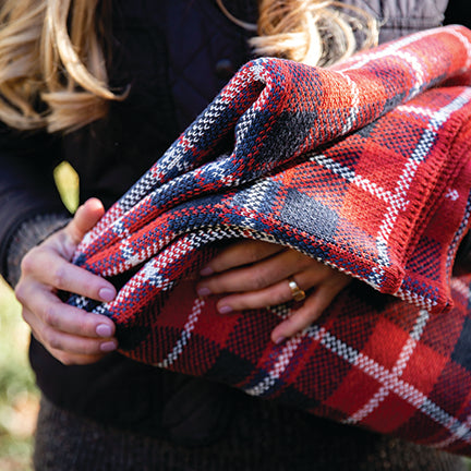 Cabin Plaid Throw Blanket