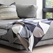 Semi Circles Throw Blanket by Stacy Garcia