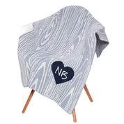 Baby Woodgrain Personalized Blanket