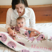 Baby Hedgehog Personalized Blanket