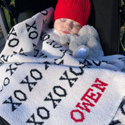 Baby Typewriter Personalized Blanket